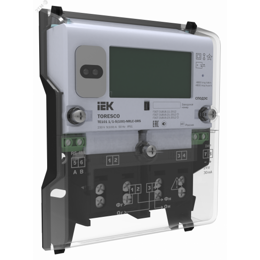 TORESCO Счетчик электрической энерги TE101 1/1-5(100)-NRLC-ORS