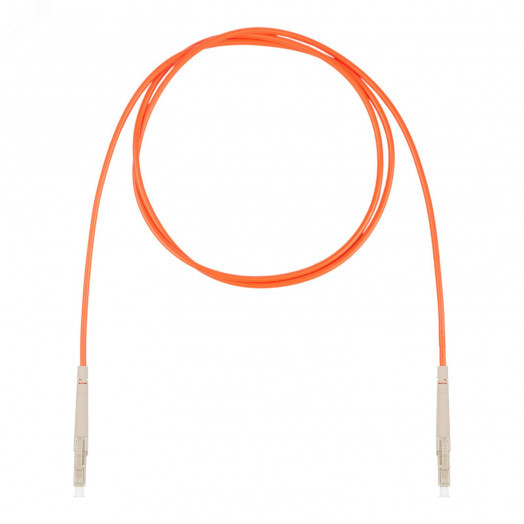 Шнур оптический коммутационный (патч-корд), LC-LC симплекс (simplex) OM2, нг(А)-HF, оранжевый, 3,0 м