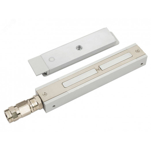 Замок электромагнитный AL-FM-S01-G24B взрывозащищенный 1Ex mb IIC T5 Gb X / Ex mb IIIC T 80 гр. Db X, с постоянно присоединенным кабелем длиной 2 метра,  с встроенным герконом