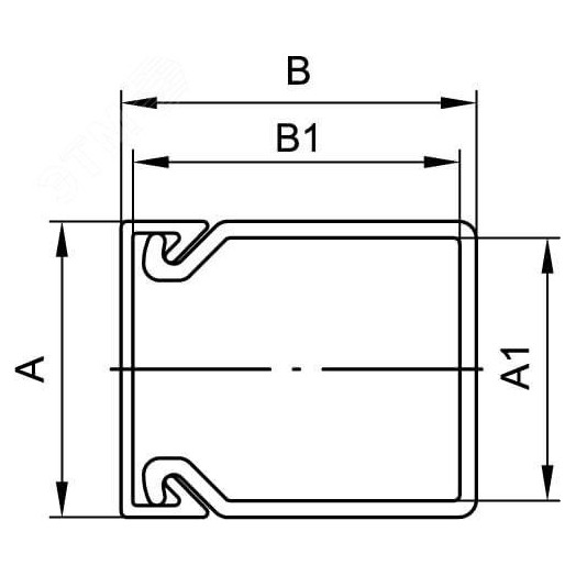 Кабель-канал 25x30 белый TA-EN IN-Liner