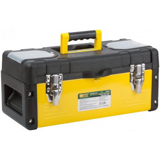 Ящик для инструмента пластиковый 16'' (40 х 20 х 19 см) металл.замки, стенки стальные