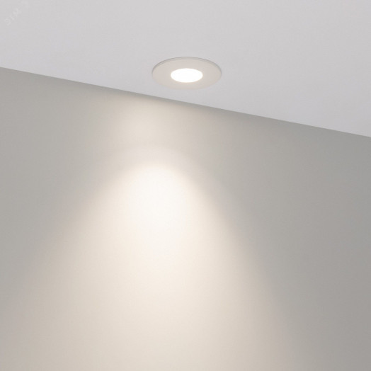 Светильник MS-GLORY-BUILT-R54-5W Day4000 (WH, 38 deg, 230V) (Arlight, IP54 Металл, 5 лет)