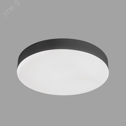 Светильник светодиодный ДПО-12w 4000K 960Лм черный IP44