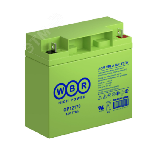 Аккумулятор GP 12В 17Ач