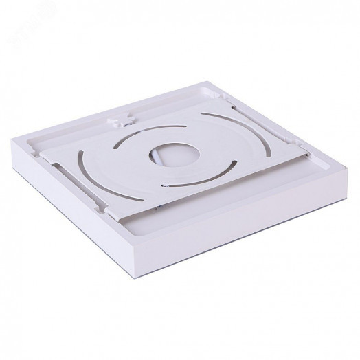 Светильник светодиодный ДПО-12w 4000K 960Лм квадратный белый IP44