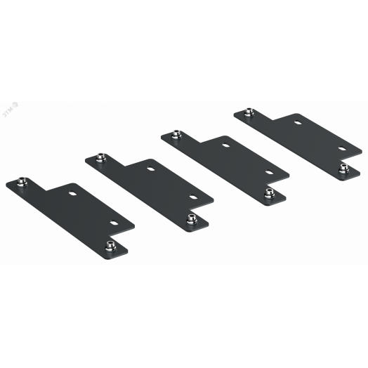 Комплект для соединения шкафов черный (4шт/компл)