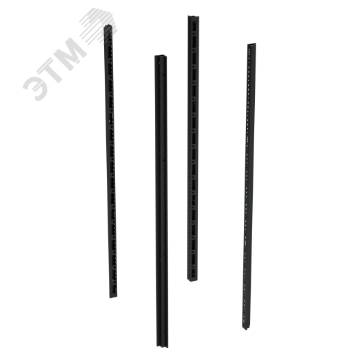 Стойки вертикальные, В=2200 мм, без дополнительных креплений, 4шт RAL9005
