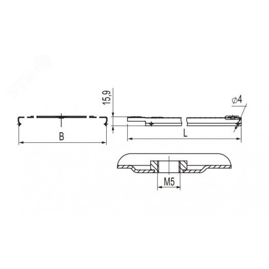 Крышка на лоток с заземлением основание 500 L=3000мм толщина 1.5мм цинк-ламельная