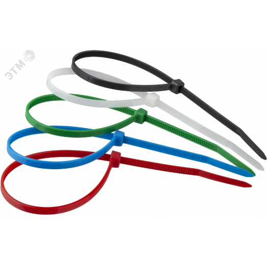 Хомут 150х2,5мм цветной нейлон (25 шт)