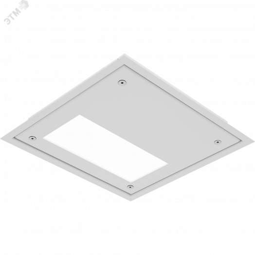 Светильник светодиодный DS LED 3000K IP54 опаловый квадратный