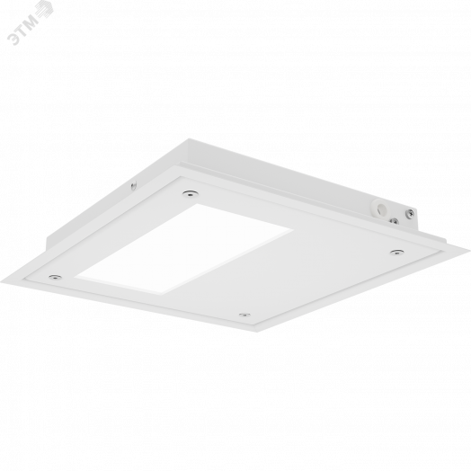 Светильник светодиодный DS LED 3000K IP54 опаловый квадратный