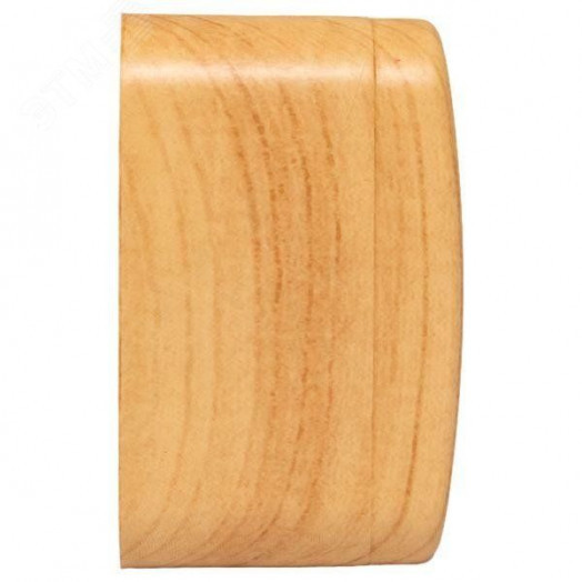 Розетка 1-местная ОП Минск 10А без заземления светлое дерево