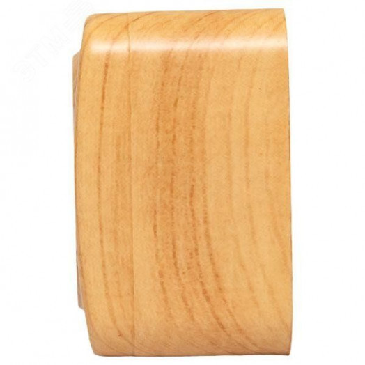 Розетка 1-местная ОП Минск 10А без заземления светлое дерево