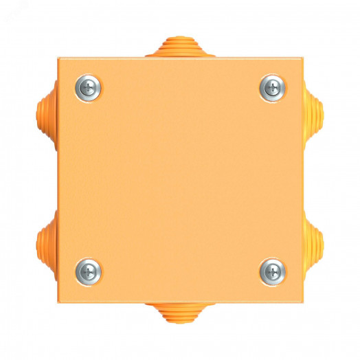 Коробка стальная FS с кабельными вводами и клеммниками IP55 150х150х80мм 4р  450V 20A 10мм.кв  нерж.контакт