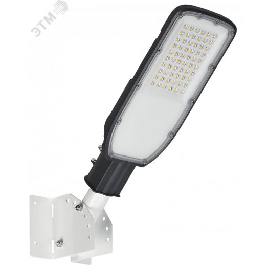 Кронштейн КР-3М D=48мм L=250мм под монтажную ленту регулируемый угол белый IEK