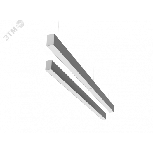 Светильник светодиодный ДСО-30Вт 3000К X-Line Up&Down DALI Черный