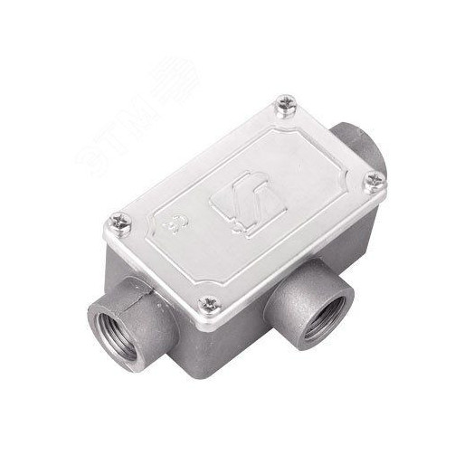 Коробка ответвительная алюминиевая 3 ввода М25х1.5 IP55 118х67х42мм