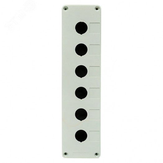 Корпус КП106 пластиковый 6 кнопок белый