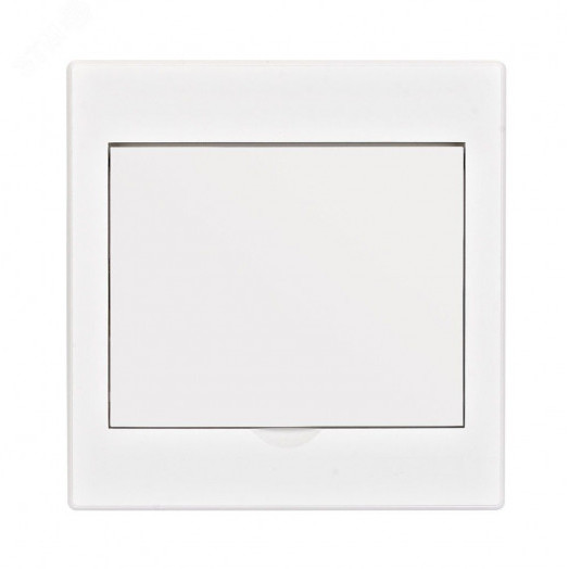 Корпус пластиковый навесной белая дверь 1 ряд 6 мод. IP41 ЩРН-П