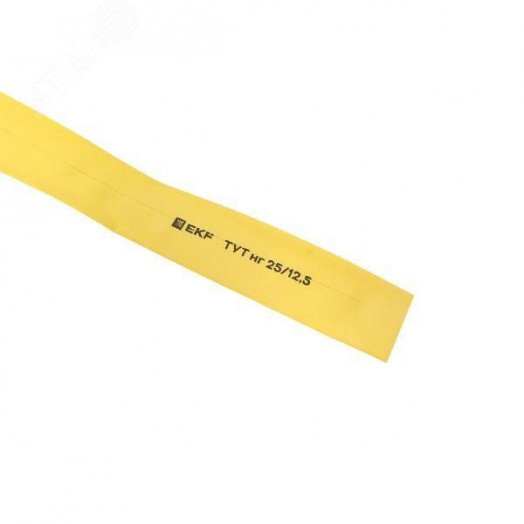 Термоусаживаемая трубка ТУТ нг 25/12,5 желтая рулон PROxima