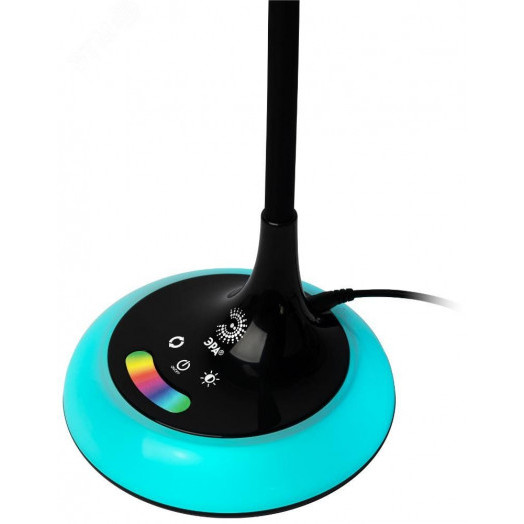 Светильник настольный NLED-481-10W-BK светодиодный с основанием черный