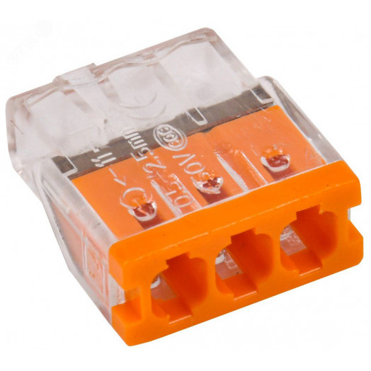 Строительно-монтажная клемма СМК 772-203 (4шт/упак)