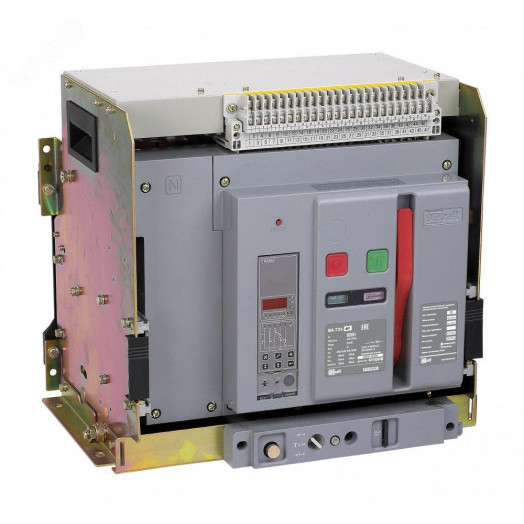 Воздушный автоматический выключатель выкатной 4P 2000А 80кА расцепитель М ВА-731