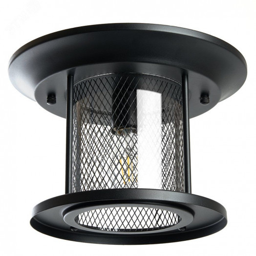 Светильник НПУ-60w Е27 IP44 черный