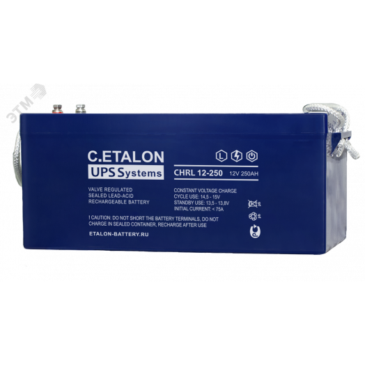 Аккумулятор C.ETALON CHRL 12В 250 А/ч
