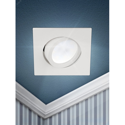 Светильник встраиваемый алюминиевый KL87 WH MR16/GU5.3 белый