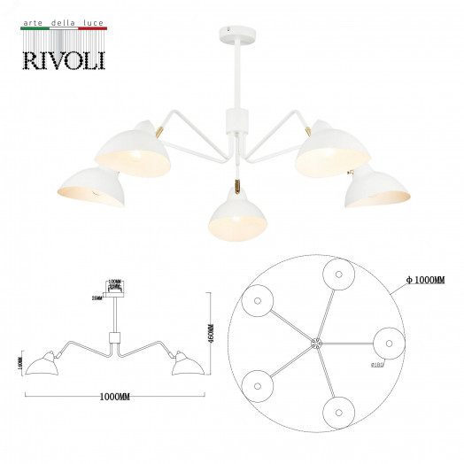 Люстра Georgia 4100-305 5 х Е14 40 Вт дизайн