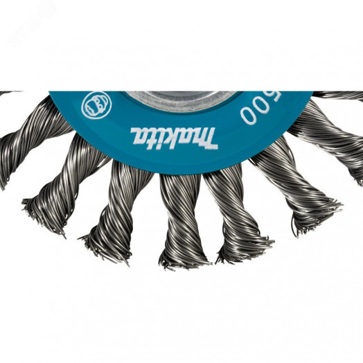 Щетка проволочная дисковая X-lock (d115 мм, толщина проволоки 0,5 мм, толстые пучки, металл )