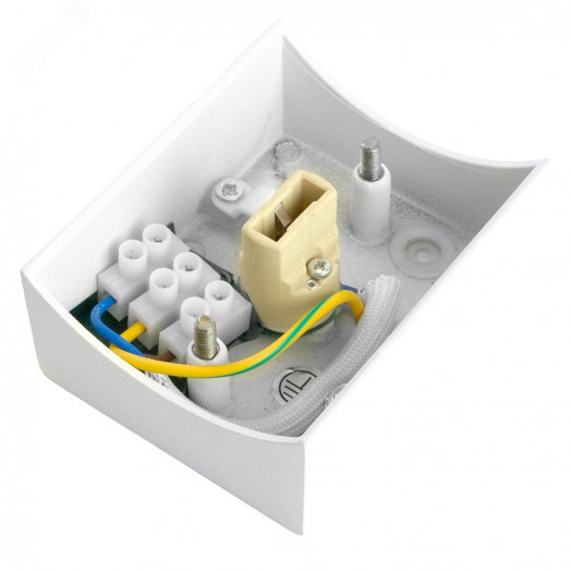 Светильник ДБО G9 без лампы белый золото