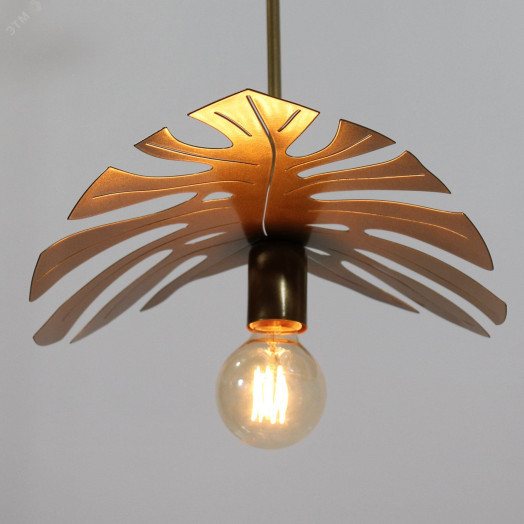 Светильник Монстера 111 золото НПБ 01-60-110 Е27 потолочный