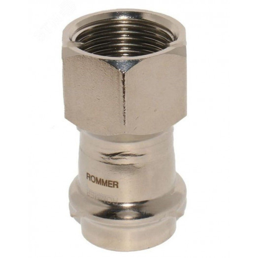 Соединитель нержавеющая сталь 22x3/4' ВР, пресс