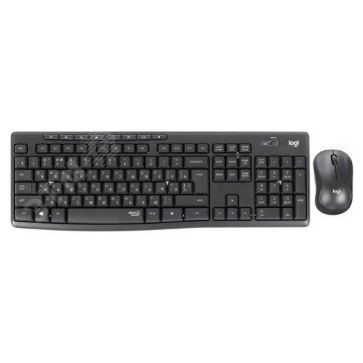 Комплект клавиатура + мышь беспроводной MK295 с поддержкой SilentTouch, черный