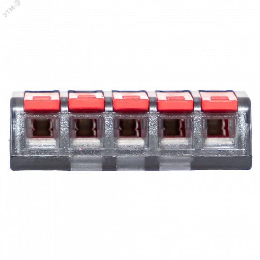 Клемма СМК 221-415 5 отверстий 0.2-4.0 мм2 (50 шт.) PROxima