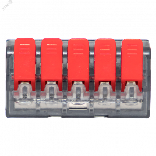 Клемма СМК 221-415 5 отверстий 0.2-4.0 мм2 (50 шт.) PROxima