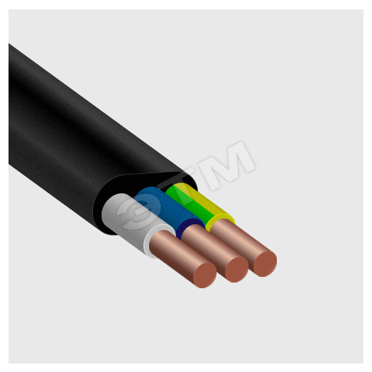 Кабель силовой ВВГ(А) 3х1.5 плоский