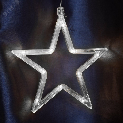 Гирлянда бахрома Звезды  LED 5000К 3x1м