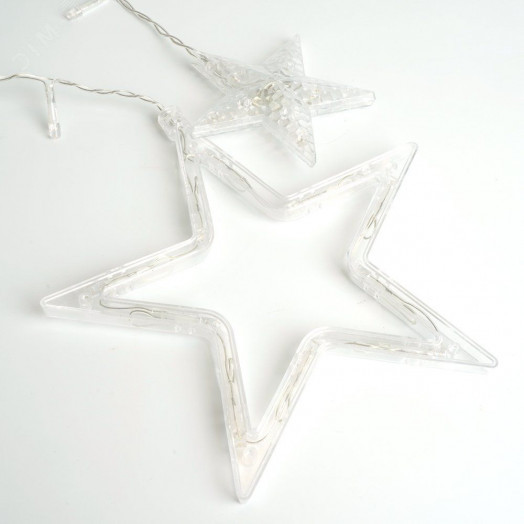 Гирлянда бахрома Звезды  LED 5000К 3x1м