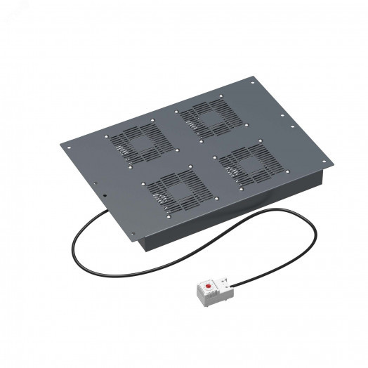 Модуль потолочный вентиляторный с термостатом 4 вентилятора для крыши