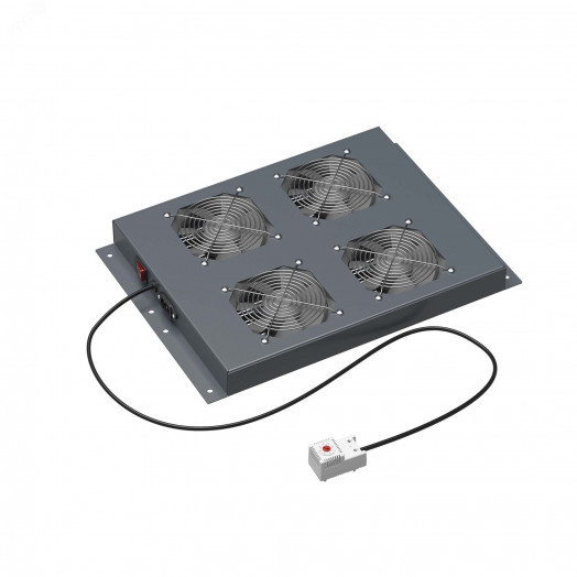 Модуль потолочный вентиляторный с термостатом 4 вентилятора для крыши