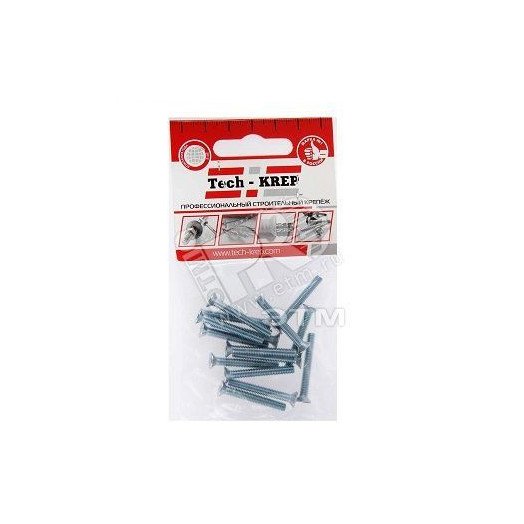 Винт DIN965 М4х30 потайная головка оцинкованный (15 шт)