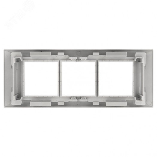 Рамка+суппорт на 6 модулей (3 поста) C-Line