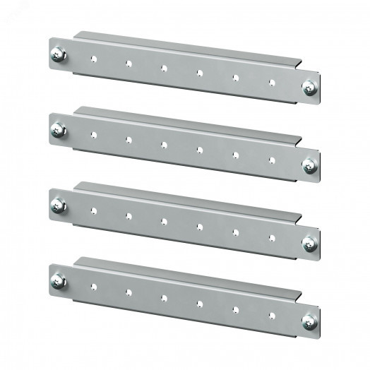 Горизонтальные дверные рейки для навесных корпусов, ширина одностворчатой двери 250 мм, 4 шт.