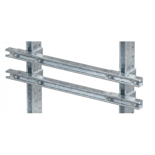 Комплект монтажных профилей на раму для крепления 3 оболочек одного типоразмера с видом защиты Ex d, горячеоцинкованный, длина 800мм