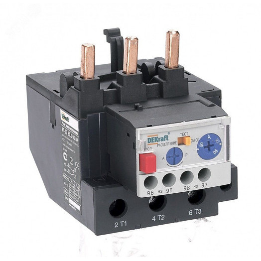 Реле электротепловое для контакторов 40-95А 48.0-65.0А РТ-03
