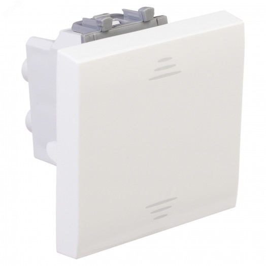 Avanti Инвертор одноклавишный модульный           Белое облако 2 модуля (Переключатель сх.7)