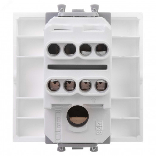 Avanti Инвертор одноклавишный модульный           Белое облако 2 модуля (Переключатель сх.7)